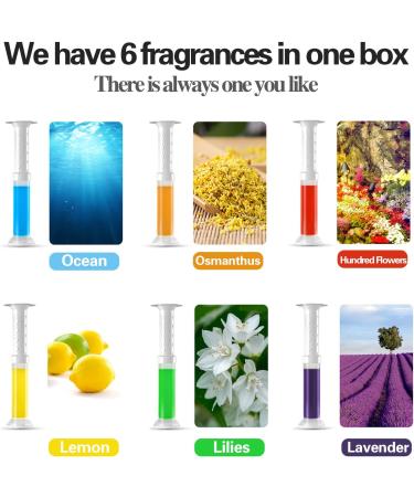 EKE Toilet Gel: Stain Removal, Cleaning, Air Freshener - 72 Flower Stamps, 6 Scents - Buy Online on GoSupps.com