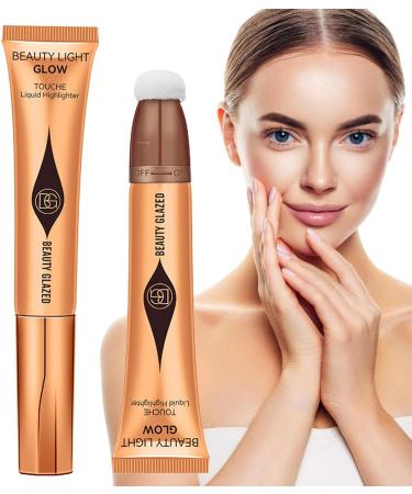 Highlighter Stick | Lasting Face Contouring Highlighter Blusher Stick - Brighten Makeup for Face Attached Easy to Blend Smooth Natural Matte Finish Frifer Highlighter 2# - Buy Online on GoSupps.com