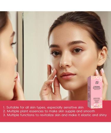 Cherry Blossom Essence Oil for Face Hydrating Anti-Aging Facial Serum Skincare Facial Soothing Moisturizer Reduce Fine Lines & Wrinkles Tightening Skin For All Skin Types - Buy Online on GoSupps.com
