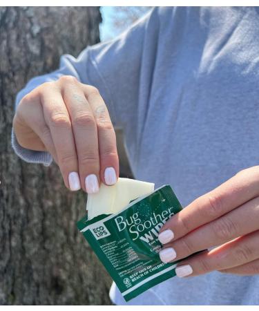 Bug Soother Wipes - Natural Insect Repellent Mosquito & Gnat Deterrent - 100% DEET-Free Safe for Adults Kids & Pets - Made in USA (15 ct - Buy Online on GoSupps.com