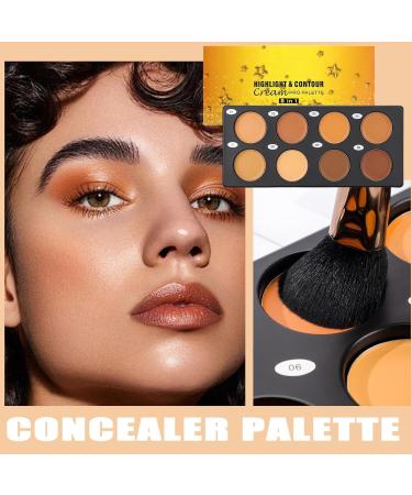 Concealer Foundation Color Correction - Contour and Highlight Makeup Set | Multi-Palette Beauty Makeup Cream for Women Men Adults and Friends - Buy Online on GoSupps.com