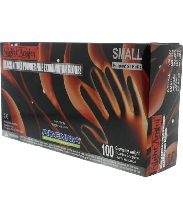 Adenna Night Angel 4 mil Nitrile Powder Free Exam Gloves Small (Pack of 100) Ngl222 Gloves - Buy Online on GoSupps.com