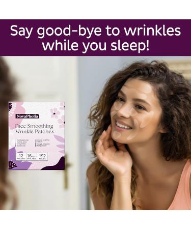 Novapholia Forehead Wrinkle Patches Set - 192 PCS Anti Wrinkle Tape for Face - Reduce Forehead, Eye, Mouth & Upper Lip Wrinkles - Face Tape for Wrinkles - Buy Online on GoSupps.com