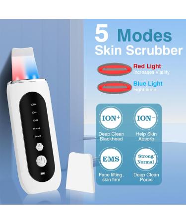 Buy Skin Scrubber & Ultrasound Peeling Device | Facial Cleaning Blackhead Remover & Face Lift Massage Tool International Shipping Available - Buy Online on GoSupps.com