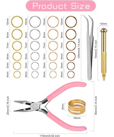 Kalolary 1014 Pieces Nail Art Charms Kit with Tools - DIY Nail Jewelry Making Supplies - Buy Online on GoSupps.com