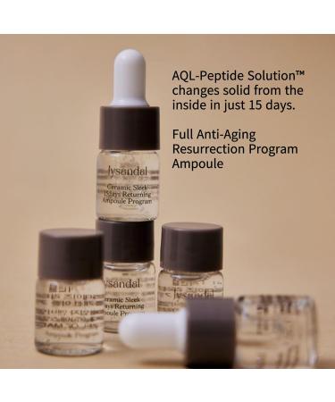 Jysandal Ceramics Sleek Returning Ampoule Program 5 ml X 11EA / Total Anti-Aging Care/AQL-Peptide Solution changes solid from the inside in just 15 days. - Buy Online on GoSupps.com