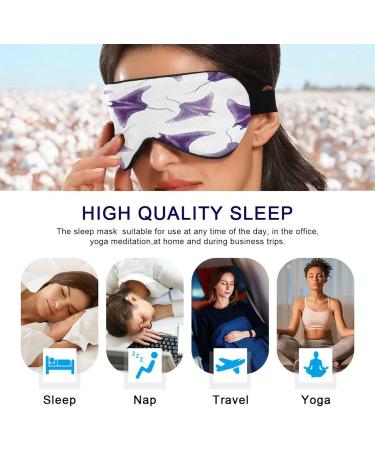 Light Blocking Sleep Mask - Manta Ray Eye Mask for Comfortable Sleep | Adjustable & Soft Eye Cover for Travel Naps & Work - Unisex - Buy Online on GoSupps.com