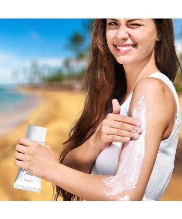 Anloximt Face Sunscreen SPF 50 - Safe and Natural Sunscreen for Men and Women - 60 Sunscreen Cream - Oil-Free and No-Sunscreen for Most Skin Types and Skin Tones - Buy Online on GoSupps.com