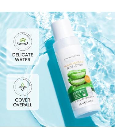 Shantou Yingji 120 ml facial water with aloe vera moisturizing aloe vera soothing gel vera gel for dry face body mild facial cleansing pure natural tint 5 - Buy Online on GoSupps.com