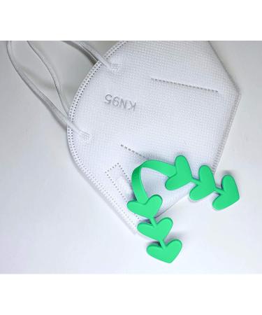 Buy CRITTE Green Ear Protector - Silicone Heart Shape Adjustable Strap for Face Masks (1 Piece) | Comfort & Support for All Masks - Buy Online on GoSupps.com