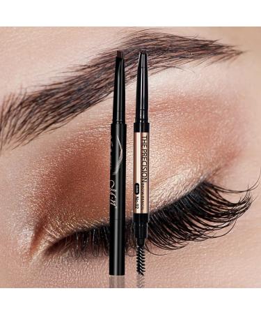 Waterproof Double-Headed Eyebrow Pencil - Dark Brown - Buy Online on GoSupps.com