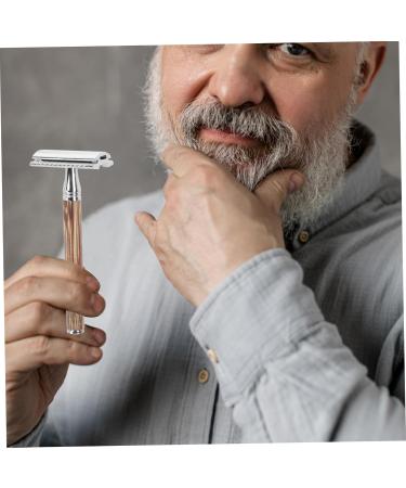 Ipetboom Manual Mustache Clipper Set - Safe Shaver & Hair Trimmer for Men | Bamboo Handle Zinc Alloy Blades - International Shipping Available - Buy Online on GoSupps.com