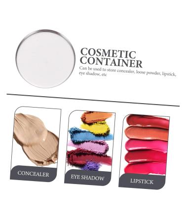 Didiseaon 20pcs Round Eye Shadow Organizer Rack - Beige Makeup Tray for Lipsticks & Highlighters | Stainless Steel Magnetic Pans for Easy Makeup Storage - International Shipping Available - Buy Online on GoSupps.com