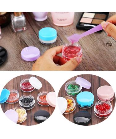 Greatforu 16-Piece Transparent Cosmetic Container Set - 20g Jars with Lids Mini Spatulas & Labels for Creams Lip Balm and Lotions - Ideal for Sampling & Travel - Buy Online on GoSupps.com