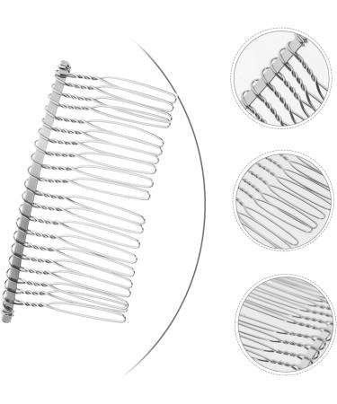 HAPINARY 20 Bridal Veil Comb Wire Hair Combs for Fine Hair Bone Combs for Hair Comb Clips Hair Side Combs Hair Clip for Women Veil Clip Barrettes for Women Hair Pin Chic Accessories Miss - Buy Online on GoSupps.com