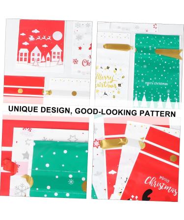 SEWOART 50pcs Christmas Drawstring Bag Bags Christmas Bundle Pocket Christmas Bag Food Storage Bag - Buy Online on GoSupps.com