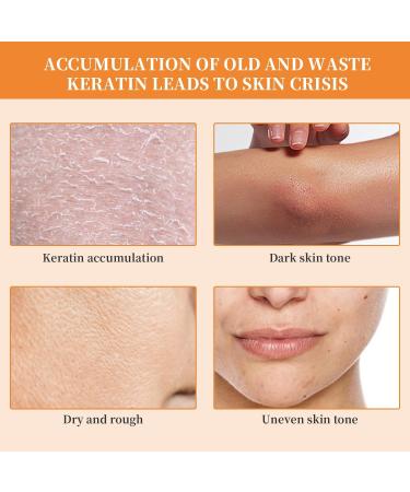 Orange Enzymes Exfoliating Scrub Gel | Deep Cleansing Facial & Body Peeling Gel | Moisturizing Skin Exfoliator (50g) - Shop Now - Buy Online on GoSupps.com