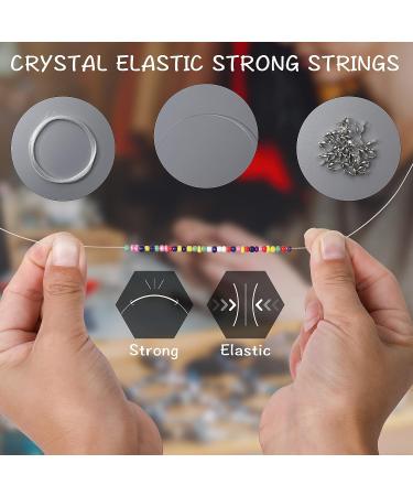 2400pcs 6/0 4mm Glass Seed Beads Bulk Pony Opaque Colorful Neon Set for Jewelry Making - DIY Bracelet, Earring, Necklace Craft Kit with Elastic String (Black) - Buy Online on GoSupps.com