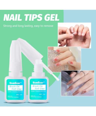 3 Pieces of Extra Strong Nail Tip Glue - 10g Professional Tipper Glue for Nail Extensions - Buy Online on GoSupps.com