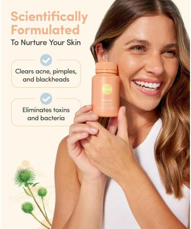 Shop Ovira Skin Clear with ZINCBRIGHT - 60 Capsules for Clear Skin | Rosacea & Hormonal Acne Relief | Supports Collagen Production | Acne Supplements for Men & Women - Buy Online on GoSupps.com