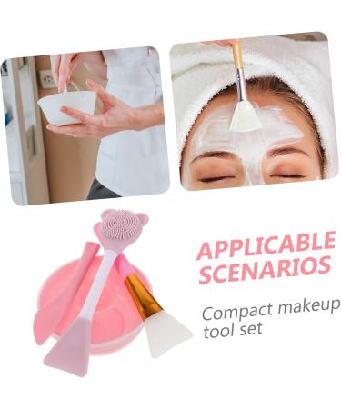 ERINGOGO 3 Ensembles Bol Masque Silicone Brosse Double T te Silicone Ours pour M lange et Application de Masques Kit Portable de Soins pour Peau Rose - Buy Online on GoSupps.com