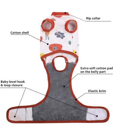 Kuoser Dog Body After Surgery | Breathable Post-Op Bodysuit for Male & Female Dogs & Cats | XXL Leak Protection & Protective Collar Alternative - Buy Online on GoSupps.com