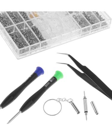 Perfeclan Glasses Repair Set - Nose Padding & Screws with Compact Box | Precision Screwdriver Set for Glasses & Watches - Buy Online on GoSupps.com