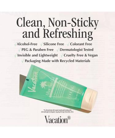 VACATION After Sun Gel + Airfreshener Bundle | Soothing Aloe Vera Gel for Sunburn Relief & Hydrating After Sun Care | Non-Sticky & Alcohol Free | 6 fl. oz - Buy Online on GoSupps.com