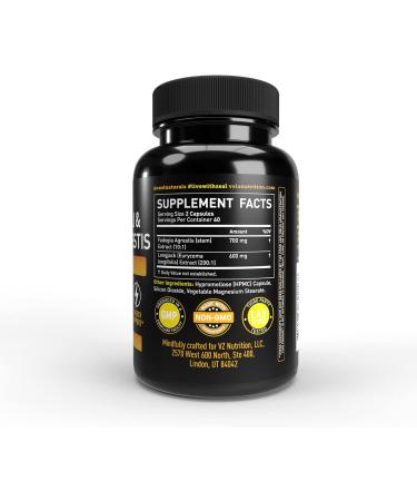 Fadogia Agrestis & Tongkat Ali Complex - 1300mg Potent Formula for Endurance & Stamina - 120 CT International Shipping - Buy Online on GoSupps.com
