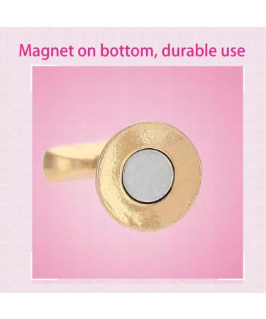 Magnetic Nail Tip Practice Stand Base - Alloy Holder for Nail Art | 3 Colors Available (Yellow) - Buy Online on GoSupps.com