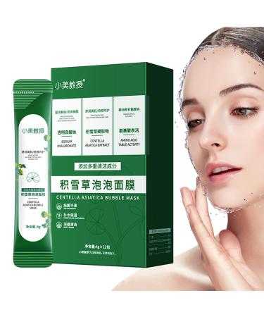 Goowafur Centella Cleansing Foam | Bubble Face Mask - Makeup Remover Mask for Oil Control Deep Cleansing Pore Shrinking Moisturizing Goowafur