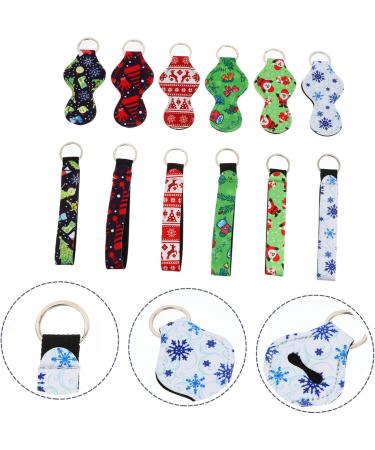  FRCOLOR FRCOLOR Pcs Christmas Lipstick Set Christmas Lipstick Refills Hand Gel Holder Keychain Supplies Bottle Holder Keychain Mini Lipsticks - Buy Online on GoSupps.com