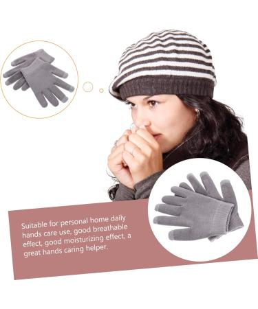 1 Pair Gel Pink Gloves Moisturizing Gloves for Hand Overnight Spa Gloves Hand Lotion Gloves Moisturizing Gloves for Women Gloves for Dry Hand Cotton Casual Socks Ordinary 21x14cm Gray - Buy Online on GoSupps.com