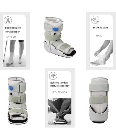 Walking Boot - Short Ankle Boot for Left or Right Foot - Gray (Large) - Buy Online on GoSupps.com