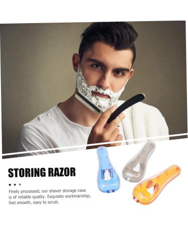 Mipcase Razor Storage Box - 3-Piece Travel Case for Safety Shavers & Clippers - Portable Razor Protection Holder for Men - Buy Online on GoSupps.com