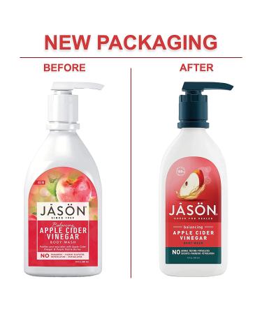 Jason Natural Apple Cider Vinegar Body Wash 30 fl oz - Balancing Cleanser - Buy Online on GoSupps.com