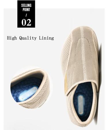 Wide Fit Swollen Diabetic Shoes for Women Lightweight Diabetic Shoes for Men Adjustable Closed Toe Swollen Feet Diabetic Shoes 11 Blue - Buy Online on GoSupps.com