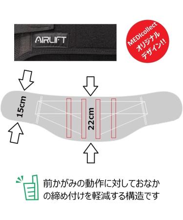 AIRLIFT Lumbar Support Belt | Adjustable Back Brace for Instant Lower Back Pain Relief | Pain Relief for Men & Women (S - Buy Online on GoSupps.com