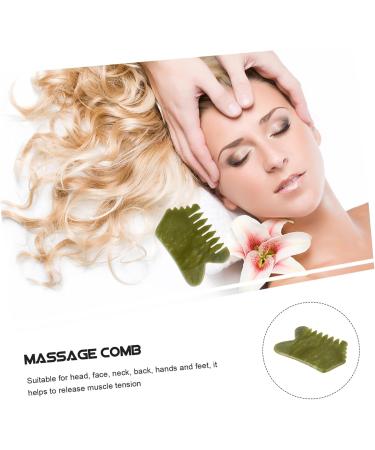 Buy Sewoart Xiuyan-Jade Massage Comb | Jade Skin Care Tools for Gua Sha Facial Treatment & Massage Devices - Buy Online on GoSupps.com