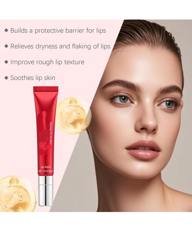  ZHJZGS Tinted moisturizing lip balm with jojoba oil and white beeswax deep hydration soothing for dry and flaky lips for women (6PCS) - Buy Online on GoSupps.com