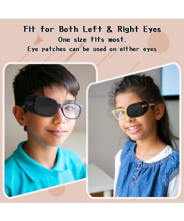 6Pcs Reusable Eye Patches - Soft Medical Covers for Amblyopia & Strabismus - Comfortable Left/Right Eye Protection for Adults & Kids - Buy Online on GoSupps.com