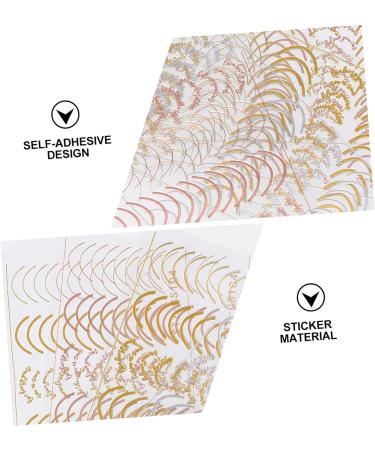minkissy 6 Sheets Nail Art Stickers Nail Decals Nail Decor Self- Adhesive Nail Tip Trendy Nail Charms Plant Nail Stickers Nail DIY Decals DIY Manicure Nail Stencils Accessories Girl - Buy Online on GoSupps.com