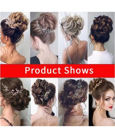 Messy Bun Hair Piece for Women 1PCS Tousled Updo Scrunchie Synthetic Messy Hair Bun Hair Piece Hair Extension Thick Wavy Ponytail Chignon Hairpieces for Women Girls Fake Hair Accessories for Women Light Brown - Buy Online on GoSupps.com