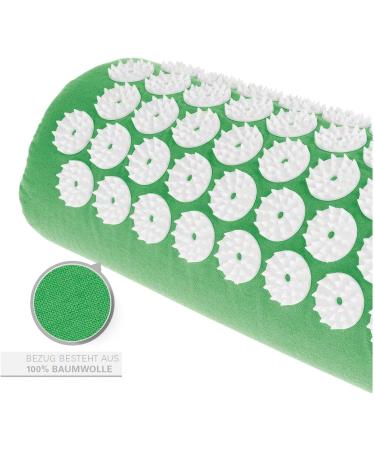 Sport-Tec Acupressure Set - Green Acupressure Mat & Pillow for Pain Relief | International Shipping - Buy Online on GoSupps.com