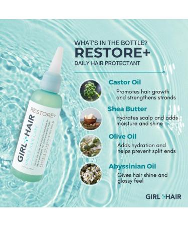 GIRL+HAIR Restoring Scalp Treatment Balm - Tea Tree Oil - Soothe & Anti-Itch - Hair Growth - 3.4 floz - Buy Online on GoSupps.com