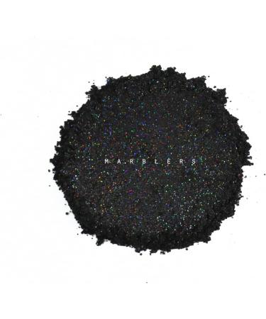 MARBLERS Black Magic Glittery Mica Powder 4g | Non-Toxic Vegan Cruelty-Free | Eyeshadow Nail Polish Festival Makeup - Buy Online on GoSupps.com