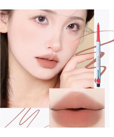 JINGLING Lip Contour Stick Long Lasting with Brush High Pigmented Lipstick for Women Girls Students Photoshoot Wedding Party Office Christmas Travel Birthday Other Olong - Buy Online on GoSupps.com