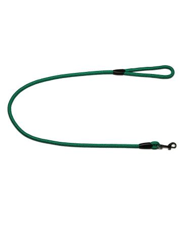Leash - Rope leash with hand loop Basic 10mm 27 colours 7 lengths (1.20 m green) 1.20 m green
