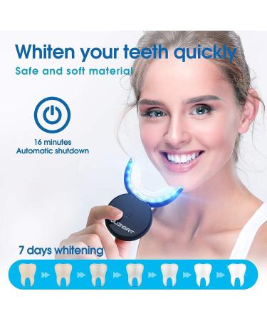 Douceur Teeth Whitening Kit - Professional 32X LED Whitener with 3 Non-Sensitive Gel Pens for Quick and Gentle Smile Whitening - Buy Online on GoSupps.com