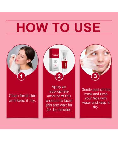 Real Collagen Fit Korean Collagen Face Mask Korean Organic Collagen Face Mask Collagen Wrapping Mask Korean Organic Collagen Mask Peel Off Facial Mask For Elasticity (1PC) - Buy Online on GoSupps.com